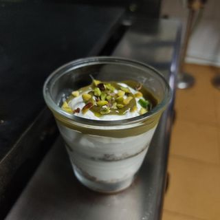 Cheescake de pistacho casero