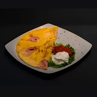 Omlet sa purećom šunkom