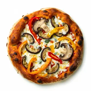 14. Peperoni, melanzane e funghi - un pezzo
