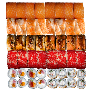 Суші-бокс Для Коханих в подарунковій упаковці (48 шт, 1.5кг)