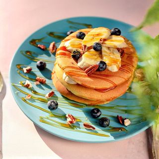 Завтрак Blueberry&Banana Pancakes