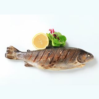 Пъстърва на скара пържена (400г)