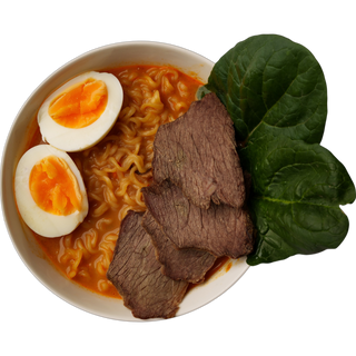 Рамен сырный с говядиной 