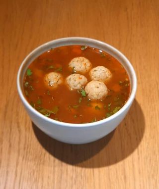 Ciorba perisoare de pastrav eco