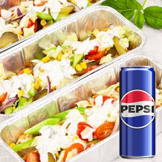 Kapsalon Kebab + Pepsi 330m