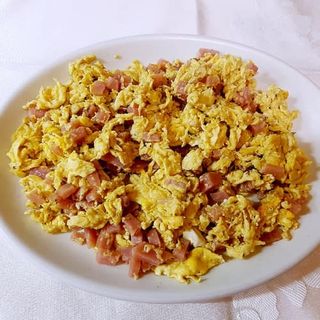 Huevos Revueltos Con Jamón