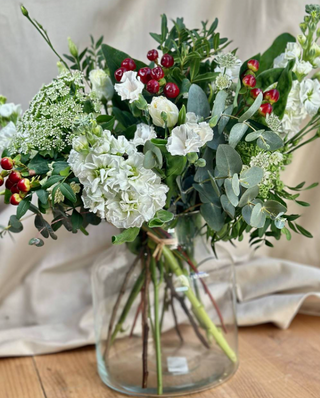 Ramo Silvestre En Tonos Blancos (Grande)