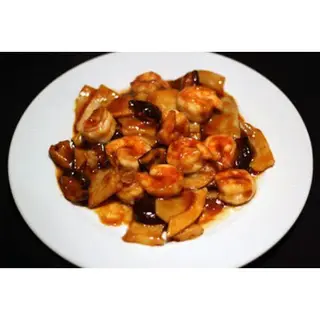 41.Gambas Con Bambú Y Setas