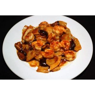 41.Gambas Con Bambú Y Setas