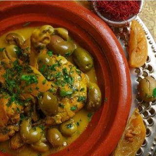 Tajín de pollo al limón