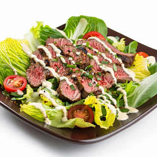 169 Ensalada Con Carne Y Salsa