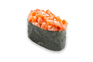 Гункан з лососем (45г)