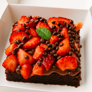 Morango & Nutella - Brownie