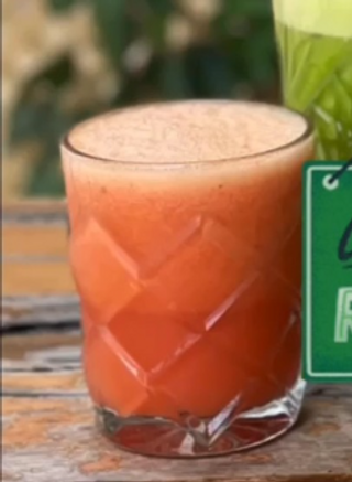 Zumo de naranja y zanahoria