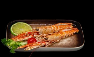 P010- Scampi alla griglia 3 pezzi