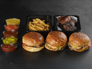 КОМБО ДАБЛ БУРГЕРИ ТА РЕБРА, ХL