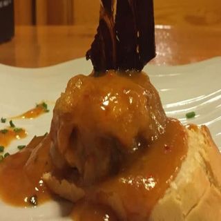 Manita De Cerdo Y Foie Boletus