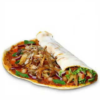 Pizza Turca Carne Y Verduras