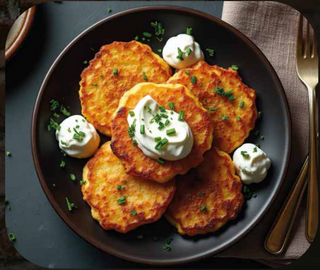 Ze śmietaną koperkiem i czosnkiem