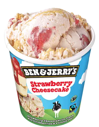 Ben & Jerry strawberry cheesecake