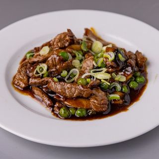 ternera en salsa de ostras