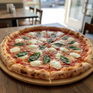 Pizza Margherita uriasa