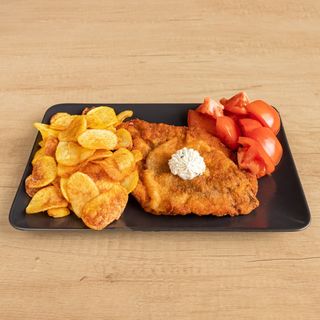 Шницел по виенски от свинско месо