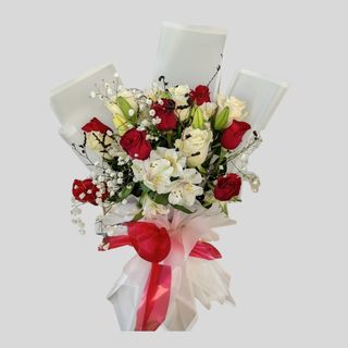 Bouquet Lys et Roses