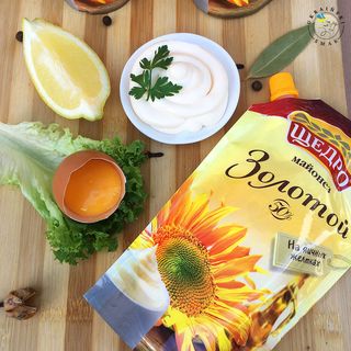 Majonez Shchedro "Zolotyi" 50% 350g