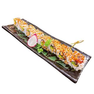 138. Uramaki Tempura Calamar (8 Pzs.)
