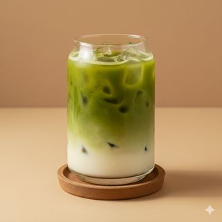 Coco Collagen Matcha Ice Latte