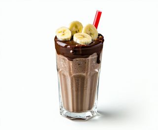Milkshake cioccolato e banana