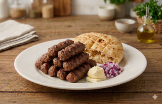Ćevapi sa kajmakom