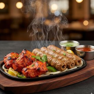 Seekh kebab + pollo tikka