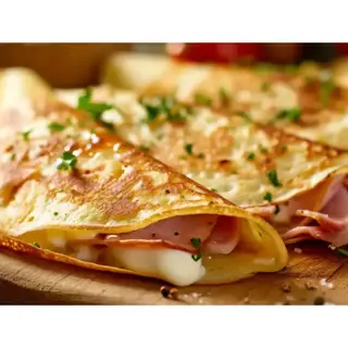 CRÊPE JAMÓN Y QUESO
