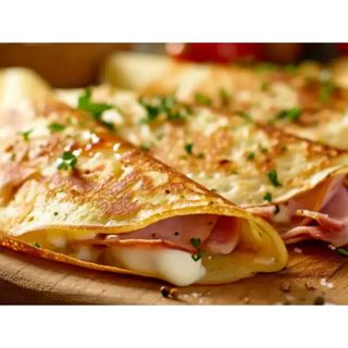 CRÊPE JAMÓN Y QUESO
