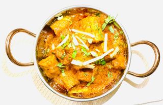 16. Chicken seekh kabab curry