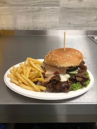 Kebab burger