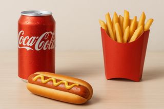 Panino Wustel di pollo + Patatine + Bibite