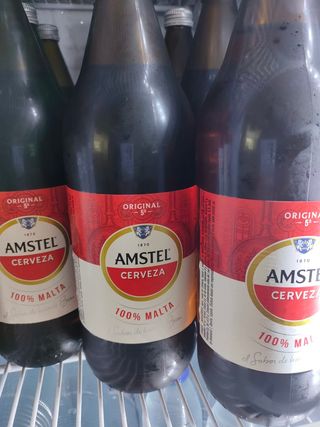 Cerveza Amstel 1L.