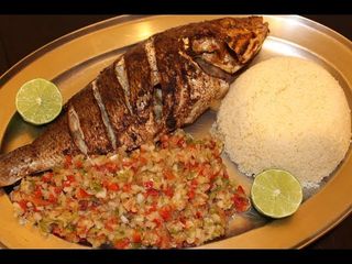 Poisson Grillé + Attiéké