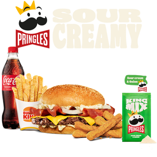 Combo Pringles Sour Creamy Carne Grande