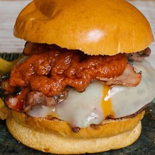 Hamburguesa De Queso Provolone