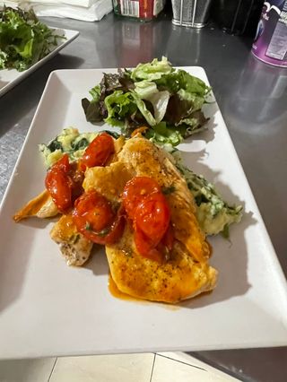 Пилешко филе на скара със сос Териаки