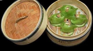 32. Ravioli cristallo con edamame e tartufo - 4 pezzi