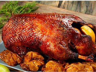 Качка в печі на вугіллі