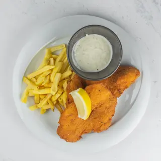 Pileći bečki s pomfritom i tartarom