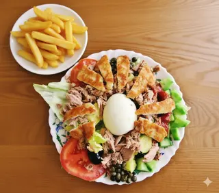 Plat Tounsi avec frites escalope