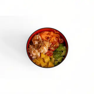 Poke De Pollo Crujiente