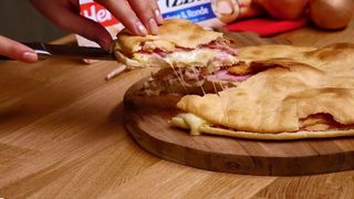 Pizza Galette Pizza Fermée Fromage Arbi